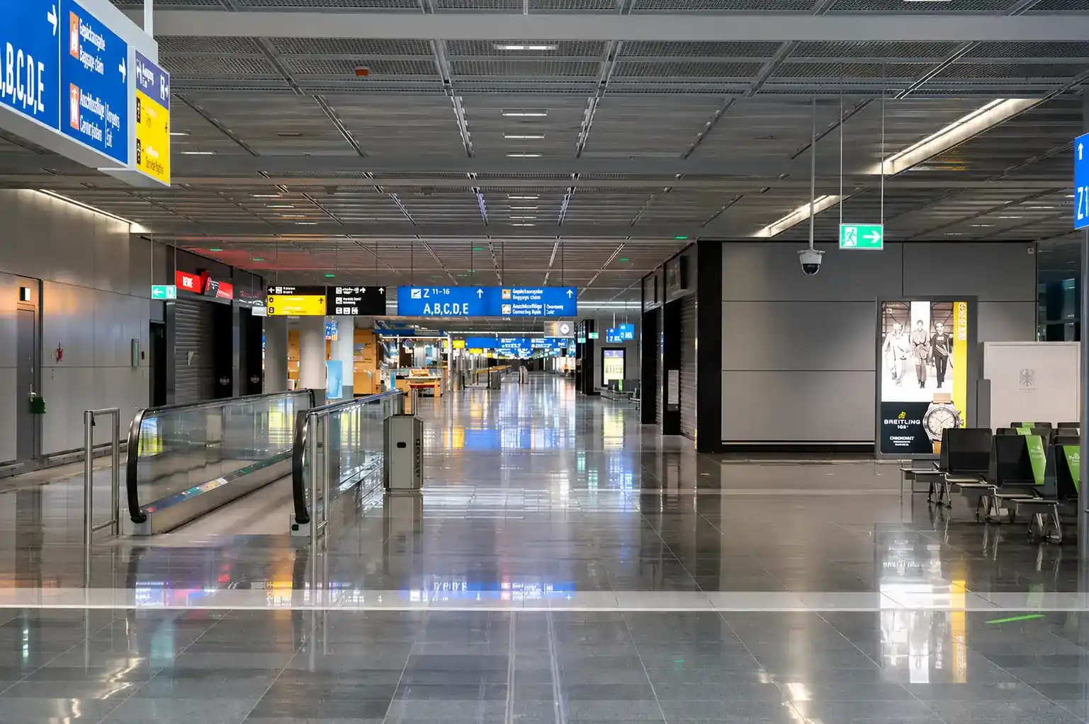 Terminal des Frankfurter Flughafens
